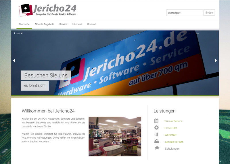 Jericho24 Webseite 2015