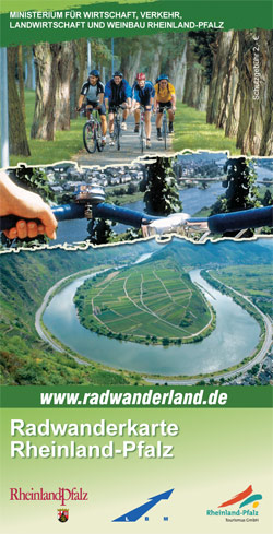 Erste Titel der Radwanderkarte Rheinland-Pfalz 2007
